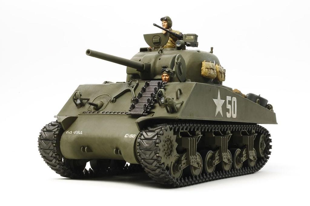TAMIYA Tank Series US Army M4A3 Sherman Single Motorized Specification Plastic Model 30056 1/35 No.56