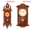 1:12 Кукольный домик Миниатюрные настенные часы Европейские Винтажные часы Модель мебели Декор Игрушка Аксессуары для кукольного домика
