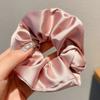 Headband Elegant Elastic Ponytail Scrunches For Women Girls Sweet Hair Accessories Soft Solid Color Hair Bands Gifts