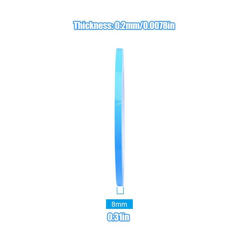 25 м/рулон, ширина 8/10/12/20 мм, двухсторонняя термопроводящая клейкая лента для чипа, печатной платы, светодиодная лента, радиатор