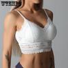 Women Lace Bras Top Comfortable Bralette Solid Color Beauty Back Underwear Sexy Vest Female Add Pad Wireless Bra Lingerie