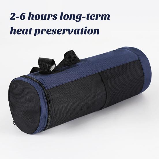 Бутылка для воды из ткани Оксфорд, круглая изоляционная крышка, складной изоляционный чехол для бутылки со льдом, изоляционный чехол для бутылки с горячей водой для пикника на открытом воздухе