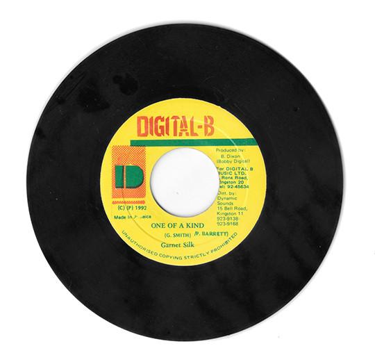 7-дюймовая пластинка GARNETT SILK Уникальная НЕТ DigitalB 1992 Ямайка Регги Ска Даб Б/у