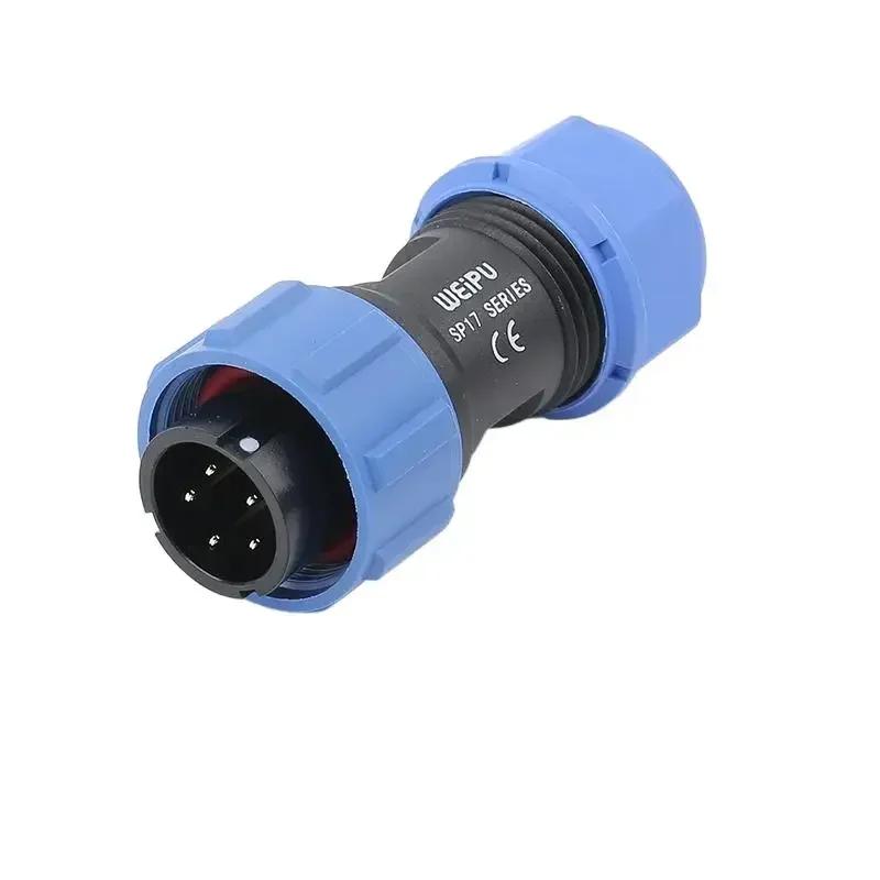 WEIPU SP17 SP1710 SP1712 IP68 Waterproof Aviation Connector Male Plug Female Socket Adapter 2 3 4 5 7 9 10 Pin For Medical LED