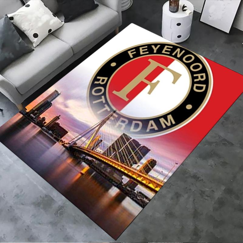 2025 Новый ковер Feyenoord для гостиной, спальни, дома, дивана, детская игровая, нескользящий напольный коврик 54