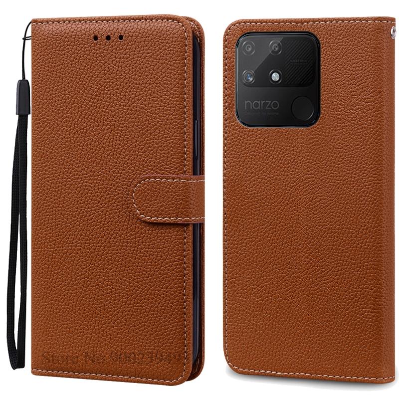 Narzo 50A чехол для Realme Narzo 50A чехол-кошелек кожаный флип-чехол для Realme Narzo 50A чехол телефонная книга чехол Coque Fundas