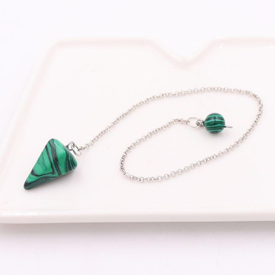 Miao Di Fluorite Crystal Pendant Necklace Adjustable Frequency for Men & Women