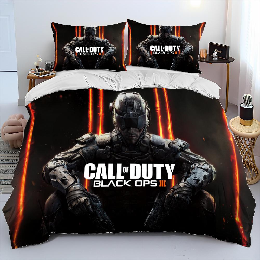 3Dprinting Game Call Of Duty Comforter Bedding CollectionDuvet Cover Bed Collection Quilt Cover PillowcaseKing Queen Size Bedding Collection Kids