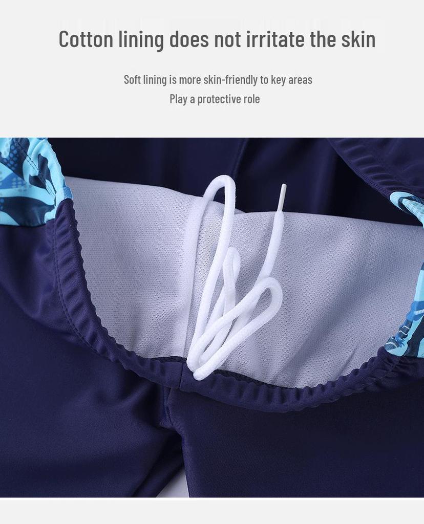 Boys' Two-Piece Korean Swimsuit Set 