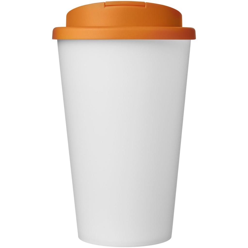 Americano "Eco" 350 ml thermal tumbler with spill-proof lid Orange