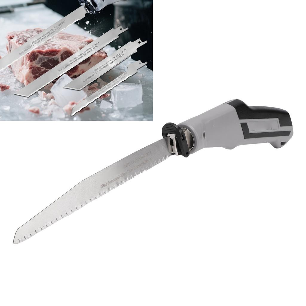 Mini Reciprocating Saw Set Quick Release Accuracy Teeth Self Locking Non Slip Handle 3 Blades Hand Saw Kit for Woodworking Projects