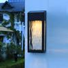 New LED Solar Wall Lamp Villa Entrance Garden Lamp High-end Modern Style Courtyard Decoration Outdoor Waterproof Solar Street Li