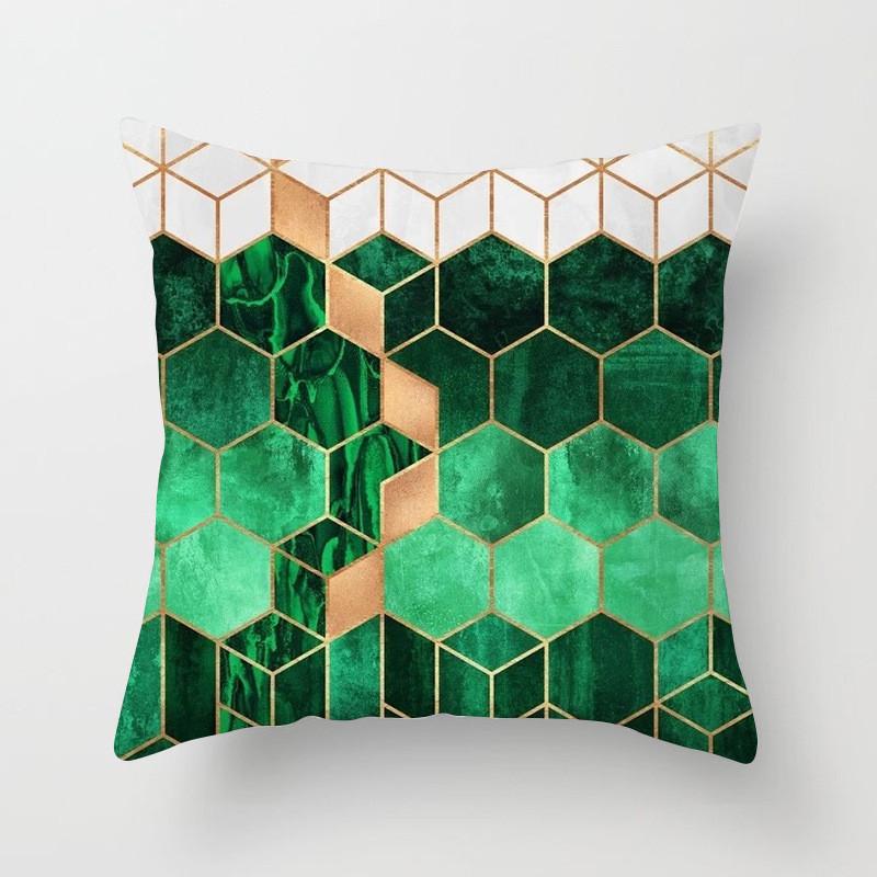 Наволочка с тропическим листом кактуса Монстера 45*45 см, полиэстеровая подушка, диван, спальня, кабинет, домашний декор, декоративная наволочка