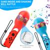 2PCS Sand Hammer Hand Grip for Samba De Amigo, Sport Game Accessories Bundle of Left & Right Handle Compatible with Switch/OLED Joy-con Controller