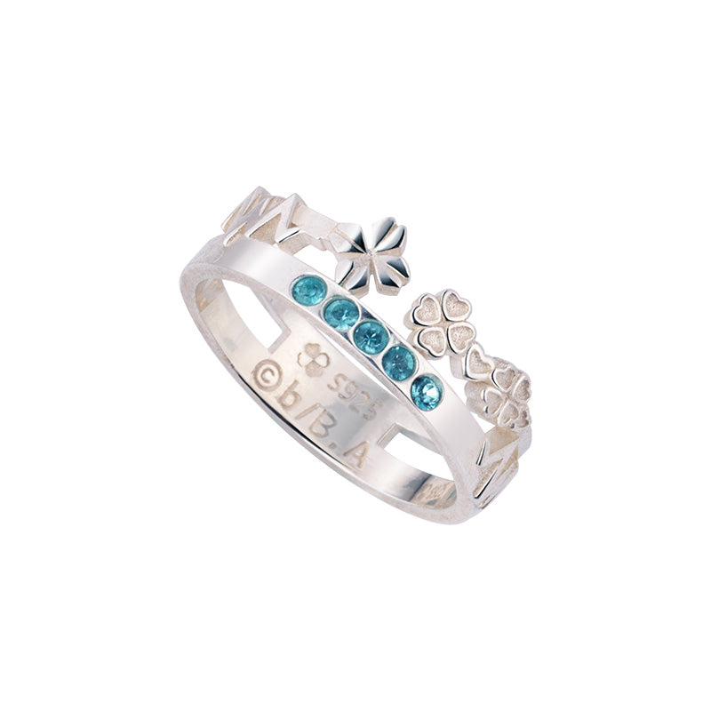 To Be HERO X | Impression Ring & Necklace LUCKY CYAN Set