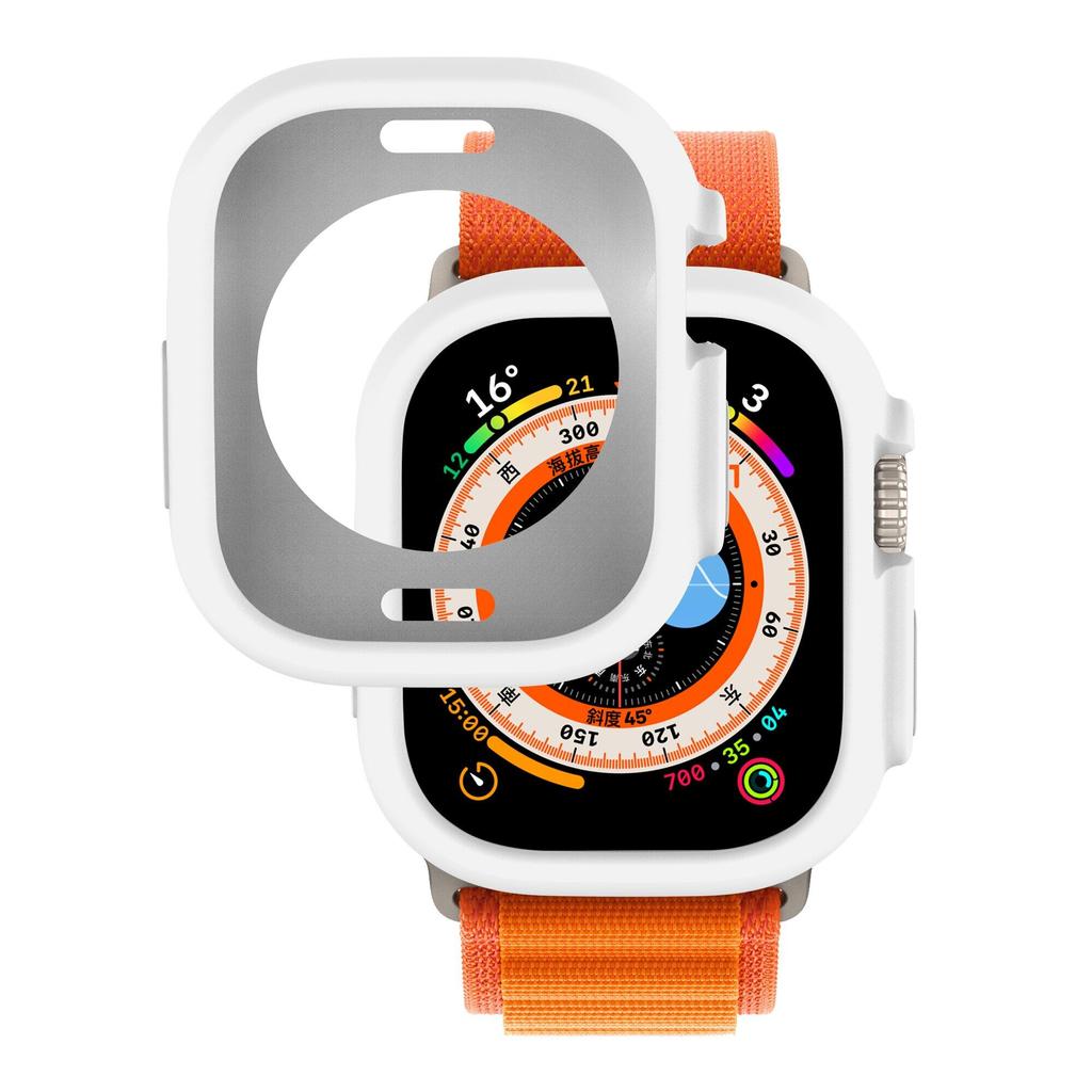 Мягкий силиконовый чехол для Apple Watch 9 8 Ultra 49 мм 45 мм Защитная крышка Для iWatch серии 7 6 5 4 SE 40 44 41 мм Бампер