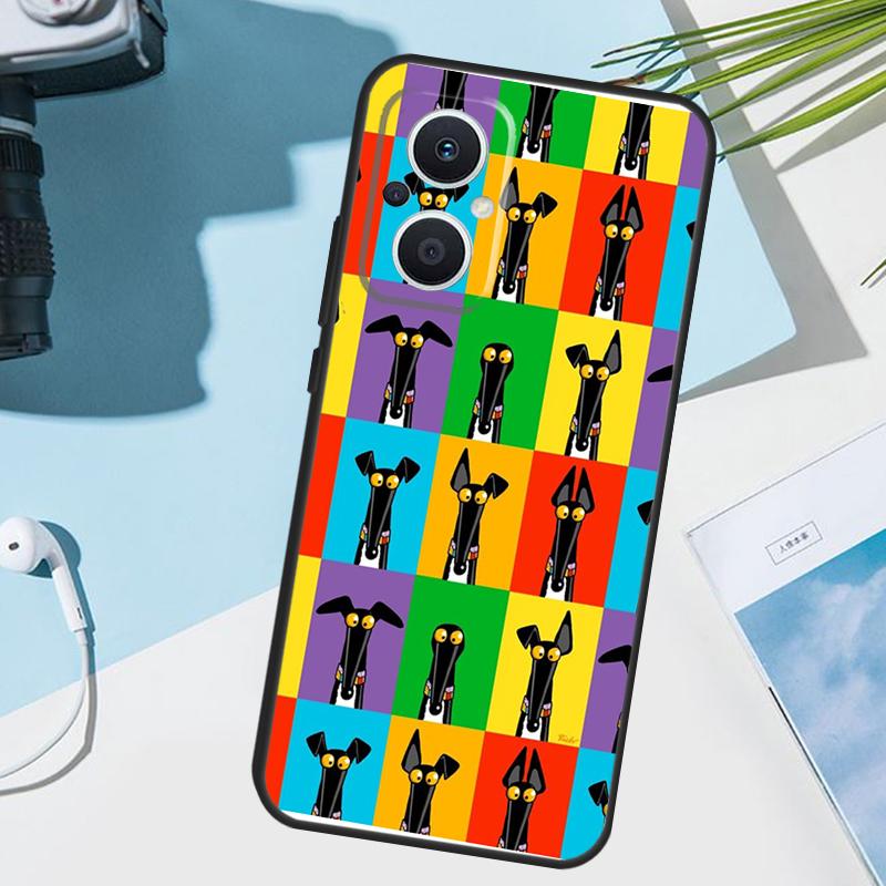 Greyhound Case For OPPO Reno 12 F 13 13F 11 8T 7 8 10 Pro OPPO Find X8 X6 Pro X3 X5 Lite Cover Funda