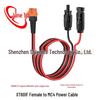Зарядный кабель MC4 на XT60IF (мама) 12AWG, Красно-черный, Двойной параллельный, Совместим с солнечными панелями ZHIHENG для наружного использования.