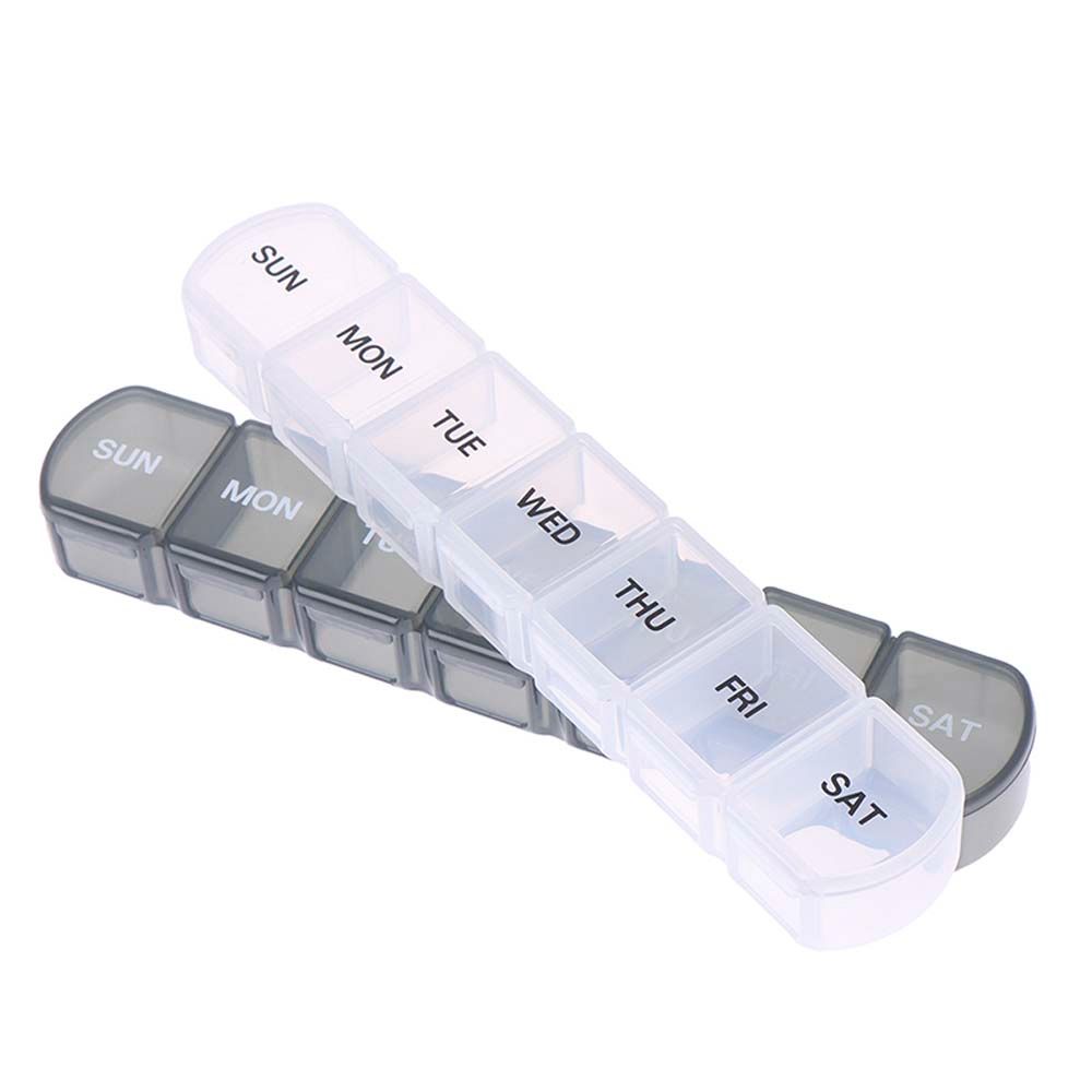 Compartments 7 Compartments Travel Pill Case Mini Dispensers 7 Days Pill Storage Box Pill Boxes