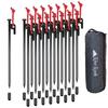RiveRock 30cm Peg Storage Bag Tent Tarp Steel Pegs Reflective Rope (16 30cm PegsStorage Bag)