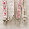 Ethnic Style Baby Cloth Pacifier Chain Embroidery Floral Nipple Holder Clips  Toddler