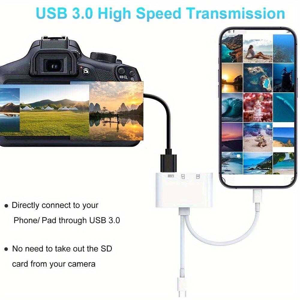 Флэш-накопитель USB TF 4-в-1 Type-C, мобильное хранилище OTG, фотодиск, U-drive, устройство чтения карт SD/TF с Type-C, многофункциональный адаптер OTG, подключи и работай