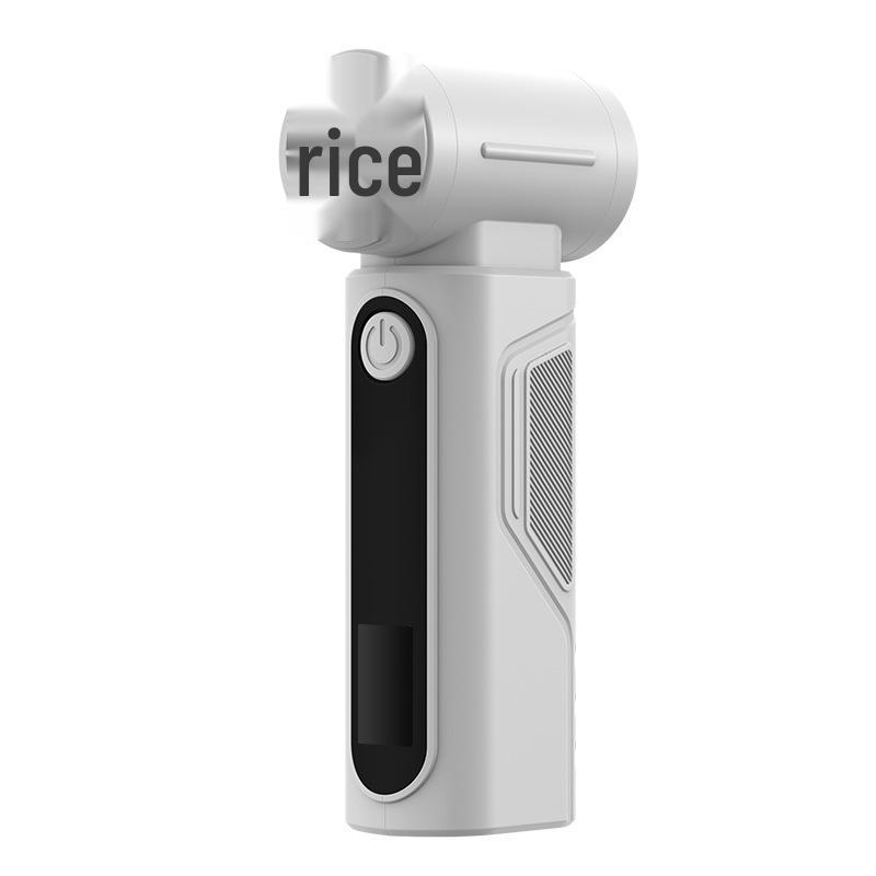 Portable Brushless Handheld Fan with USB Power Bank & Digital Battery Display
