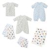 HOT Starter Set Patterned Boys Girls Newborn Baby Clothes Blue Free [MIKIHOUSE BISCUITS] Весна/Лето 74-9967-491