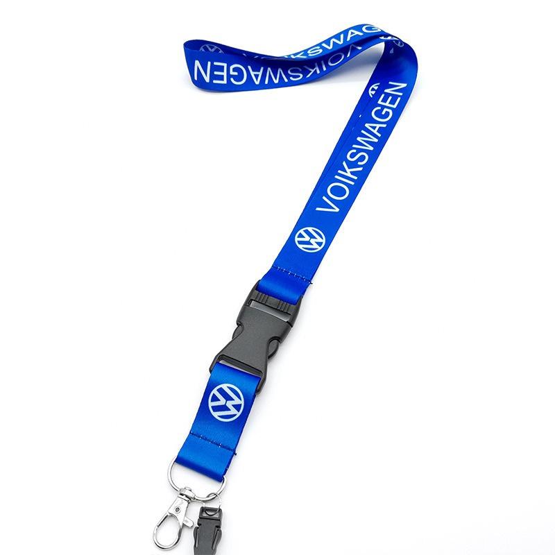 For Volkswagen VW Fashion Neck Straps Lanyard Key Cell Phone Work ID Card Hanging Rope For VW Volkswagen Golf Polo Passat Touran Jetta Accessories EM1