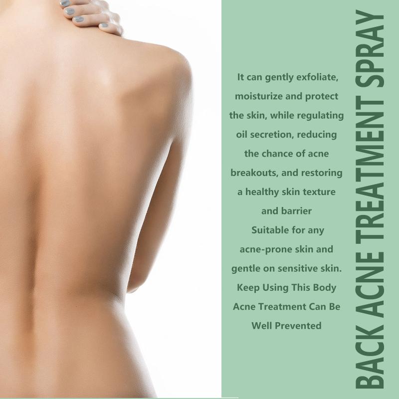 Moisturizing Back Cleansing Spray for Sensitive Skin Anti Hydrates and Repairs Bumpy Back Skin