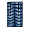 Kifu Noren Shibori Japanese Living Privacy Indigo Hemp Hand-dyed Curtain, Pattern, Board-Jime, Style, Modern, Room, Entryway, Divider, Screen, Blue,