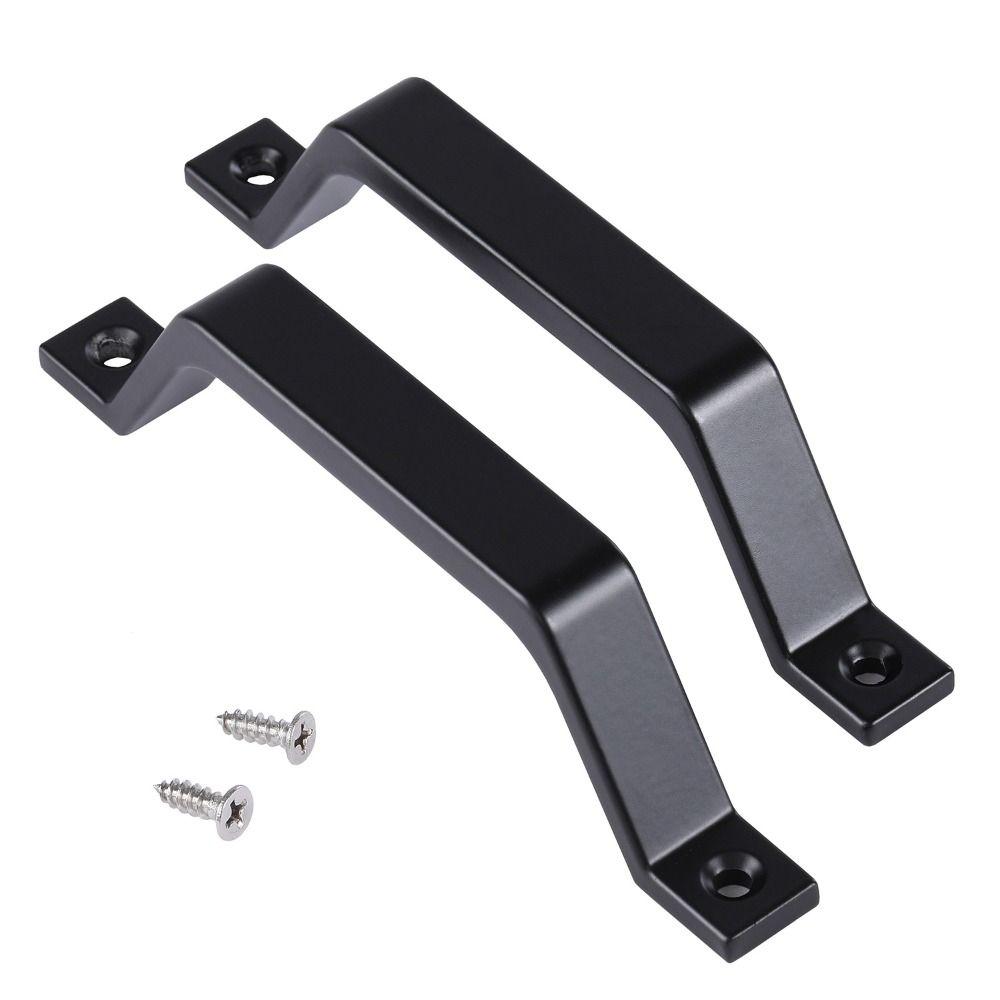 Black White Door Handles Aluminum Alloy Garage Door Handle New Door Hardware Garage