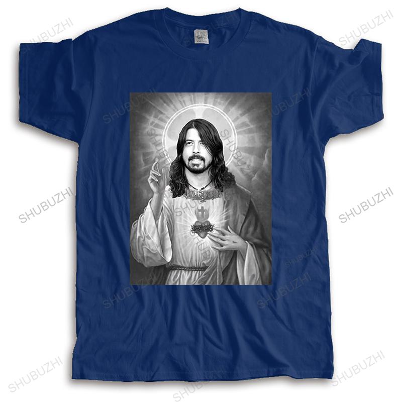 Men Oneck Summer Tshirt Fashion Brand Printing Tshirt Dave Grohl Saviour New Fashion Vintage Teeshirt Man Tee Oversized
