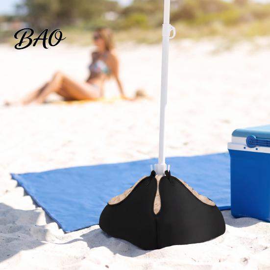 Portable Sand Weight for Parasol Beach Umbrella Base Weight, Fillable Bag Oxford Cloth Sandbag Heavy Duty Stand Outdoor Patio Garden Umbrellas Camping