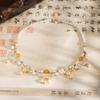 Exquisite Chinese Style Necklace Pearls Cheongsam Clavicle Chain Hanfu Necklaces Song Dynasty