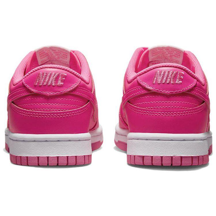 Nike Dunk Low Hyper Розовые женские кроссовки белые DZ5196-600