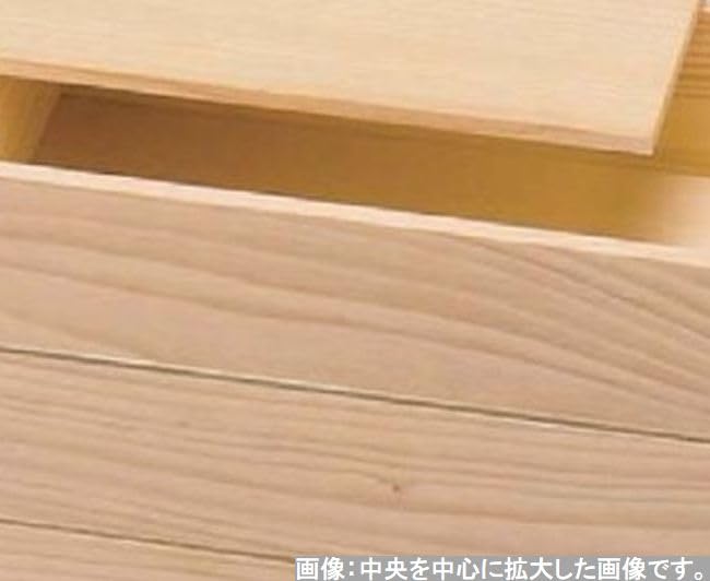 Outdoor Lunch Box Made in 3 Plain x x J-kitchens (Lunch Box) Japan, Tiers, Wooden, 6-inch, 1/2 Long, Wood, 18.5cm 9.7cm 15.3cm