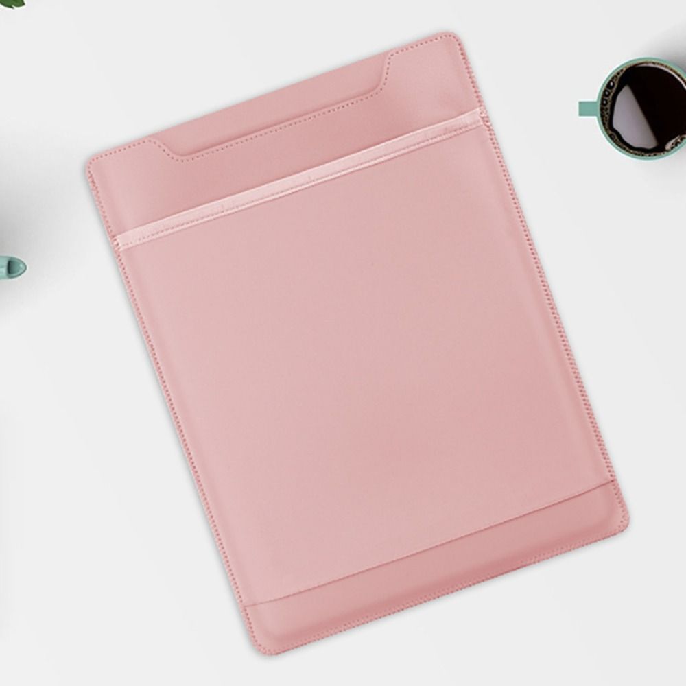 Shockproof Notebook Protective Case Multi-angle Adjustment Leather Pouch for MacBook Pro Office