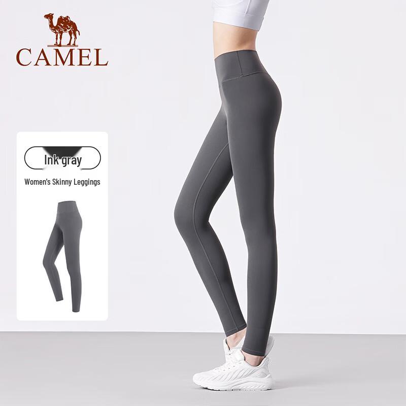 Camel Женские бесшовные леггинсы для йоги с высокой талией и эффектом коррекции живота