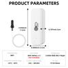 ONENUO Tuya WiFi Humidity Temperature Sensor with External Probe LCD Thermometer for Smart Home APP Monitoring for Refrigerator