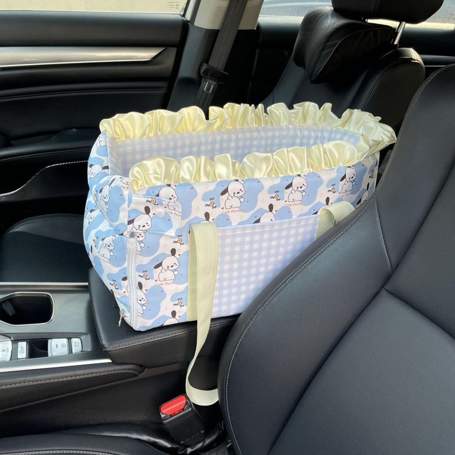 Universal Car Pet Seat Cushion Cat Bed Dog Nest Removable Washable Small Dogs Central Console Cat Travel Portable Seat