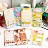 Scrapbooking Sticky Notes Cute Adhesive Stickers Journal Decoration Stickers Lovely Classification Marking Labels For Notes
