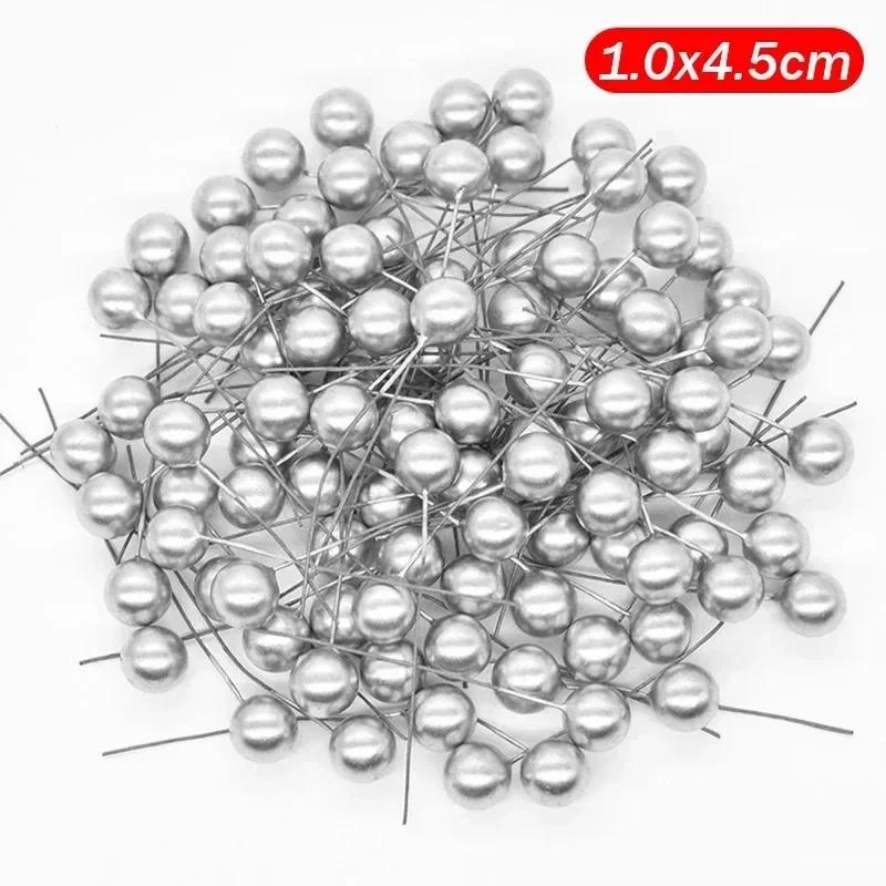 Wholesale Artificial Holly Berries Mini Fake Berry Cherry Stamen Christmas DIY Floral Wreath Ornaments New Year Party Home Decor
