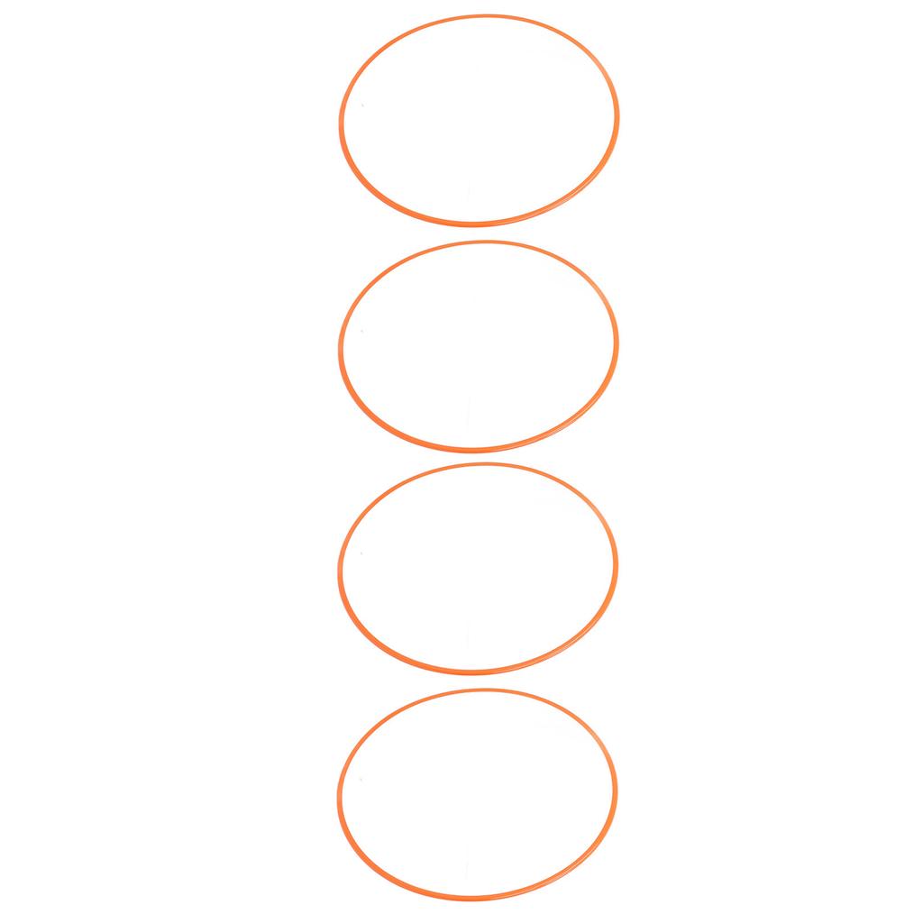 4PCS 18 Inch Wheel Rim Protectors Self Adhesive ABS Scratch Protection Wheel Rim Guard Orange