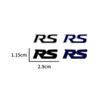 Автодекор 3D Маленький металлический значок RS Центр руля Консоль салона Наклейка для интерьера автомобиля Для Chevrolet Captiva Lacetti Aveo Cruze ja2