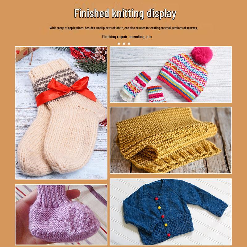 20 см вязальные спицы из нержавеющей стали для свитеров, манжет, носков и кукол - Короткие специальные инструменты для рукоделия