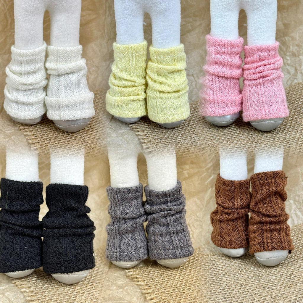 Шерстяные мешковатые носки для BJD-кошек, 6-точечные длинные носки для длинноногих кукол и фигурок кошек