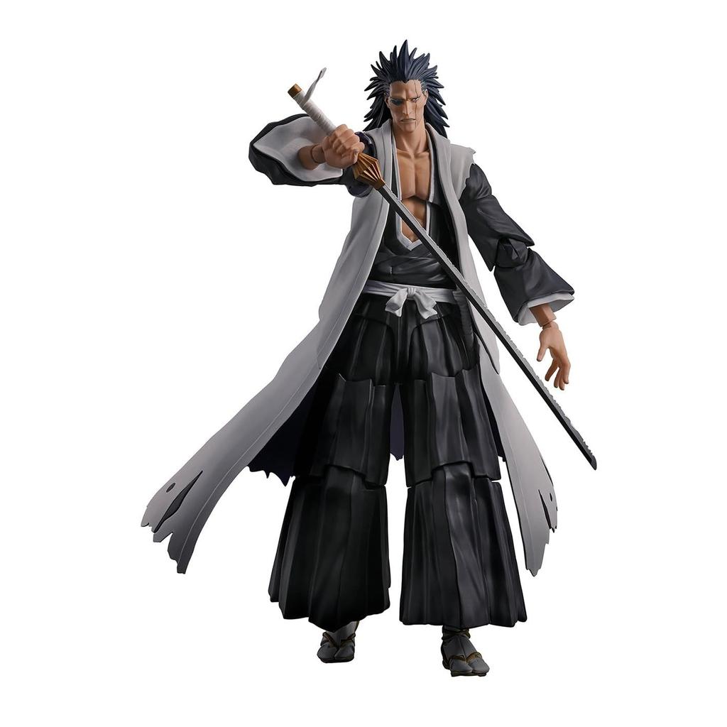 НАРОДЫ ТАМАШИИ SH. Figuarts BLEACH Тысячелетняя кровавая война Кенпачи Зараки Примерно 170 мм ПВХ АБС Окрашенная фигурка