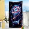 Bayern Munich Cosmic Jersey Customize Your Name Beach Towel Soft Durable Quick-Dry