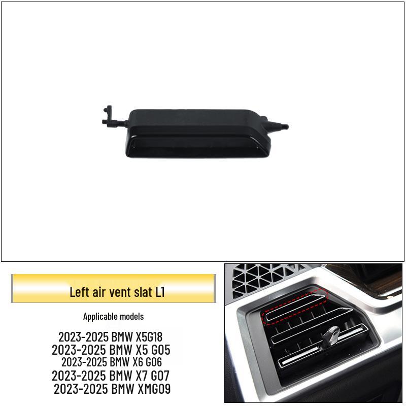 Комплект для ремонта воздуховодов BMW X5/X6/X7: Вал ручки регулировки и рамка панели